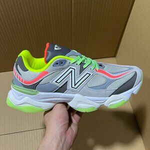 New Balance 9060 Green And Grey Sneakers